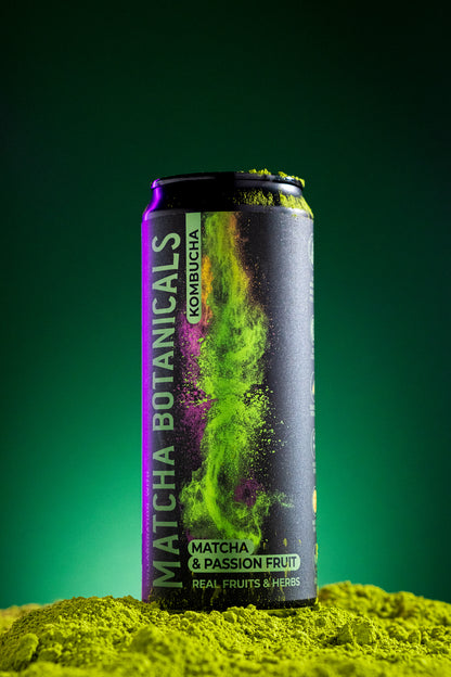 RUDY'S × MATCHA BOTANICALS | MATCHA & PASSION FRUIT KOMBUCHA